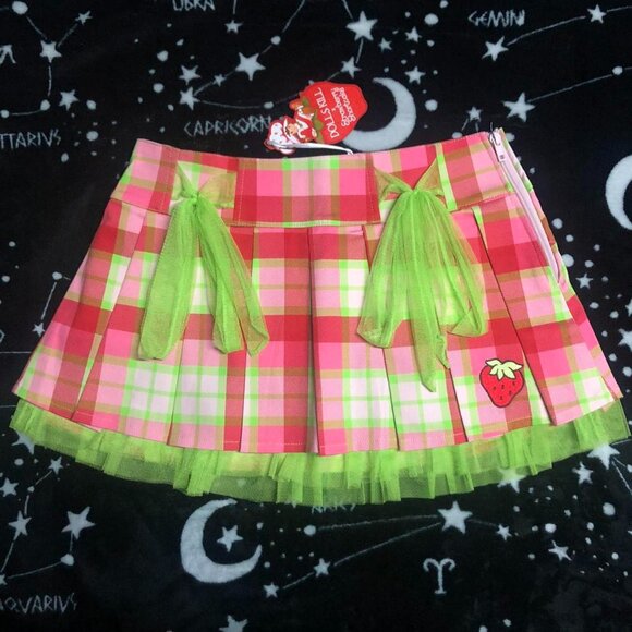 Dolls Kill For Fun's Sake Plaid Skirt - Picture 1 of 5